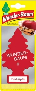 24X Original WUNDERBAUM® ZIMT APFEL Lufterfrischer Duftbäumchen air freshener - Bild 1 von 1