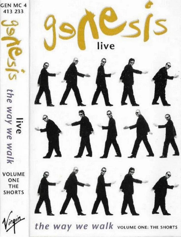 GENESIS LIVE THE WAY WE WALK VOL 1 SHORTS CASSETTE ALBUM POP ROCK PROG ROCK  - Image 1 of 4