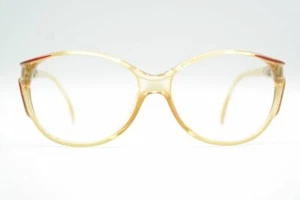 Vintage Viennaline 1231 30 Braun Rot oval Brille Brillengestell eyeglasses NOS - Bild 1 von 6