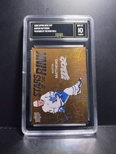 2023-24 Upper Deck MVP Stars of the Rink #SS9 Gold SP, Auston Matthews, GMA 10