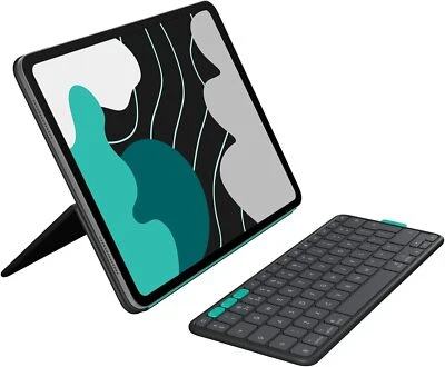 Logitech Flip Folio, Keyboard Case for iPad Pro 13-inch (M4) & iPad Air 13-inch - Image 1 of 4