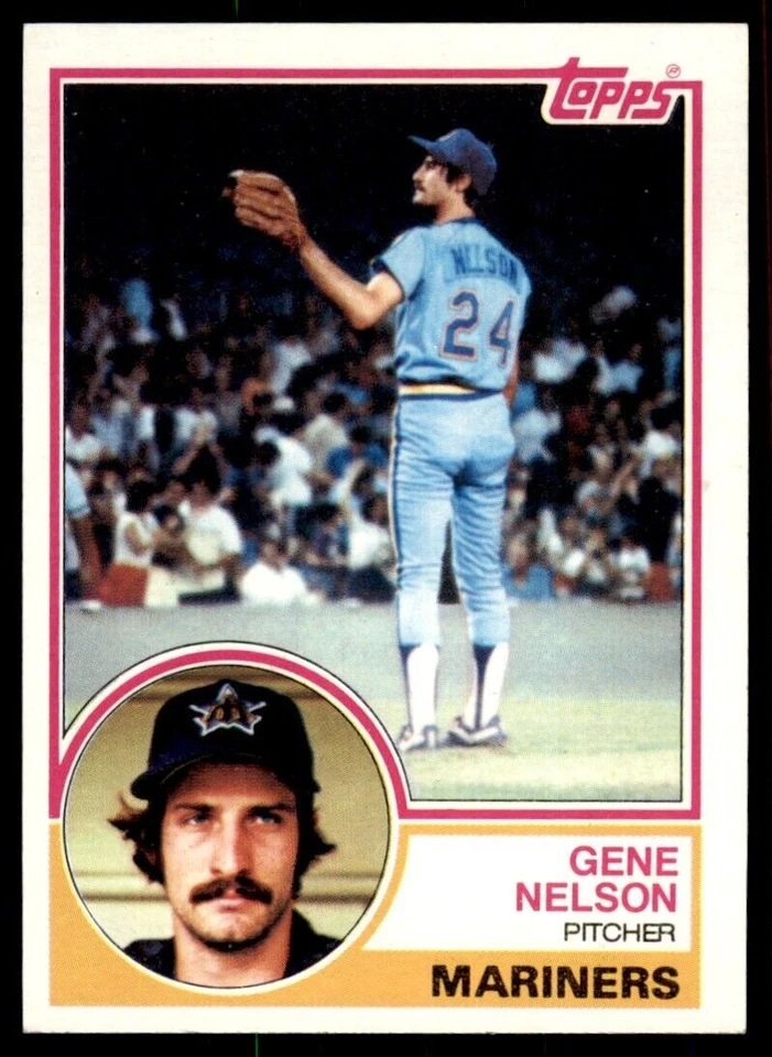 1983 Topps Gene Nelson . Seattle Mariners #106 - Image 1 of 2