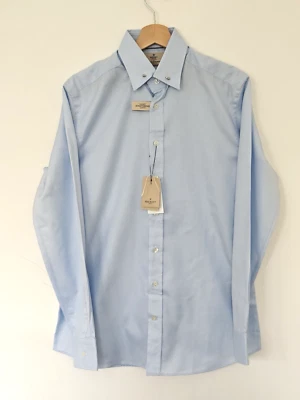 Camisa Hackett Para Hombres Azul Calce Ajustado Mangas Largas Formal Informal 15.5 PVP 115 Foto 1 de 4
