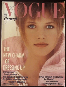 VOGUE UK April 1986 CECILIA CHANCELLOR Beaton Royal THE QUEEN'S 60TH BIRTHDAY - Bild 1 von 12