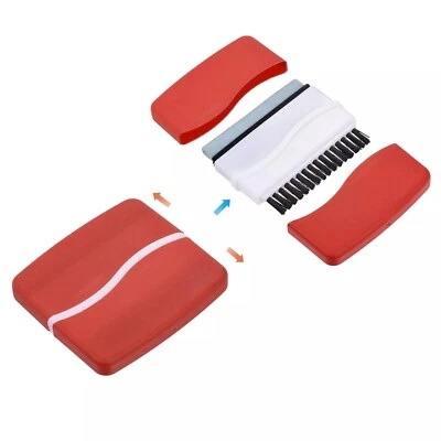 New Computer Screen Cleaner Double Head Keyboard Cleaning Brush Red 1PC - Image 1 of 3