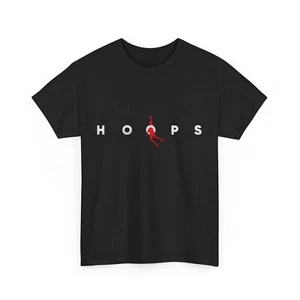 Hoops Basketball T-shirt, Basketball Sports Lovers Women Men Shirt - Picture 1 of 9