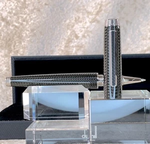 Dunhill Tintenroller Avorities Kohlefaser Palladium Finish mit Etui - Bild 1 von 15