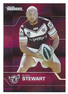 2013 NRL Traders Parallel PS70 Glenn STEWART Manly Warringah Sea Eagles - Picture 1 of 1