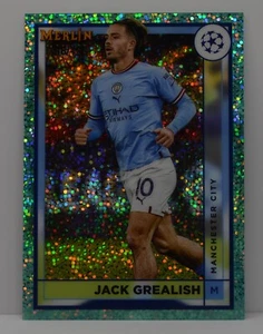 Jack Grealish 2022 Merlin UEFA Aqua Speckle rifrattore /199 #116 - Foto 1 di 2