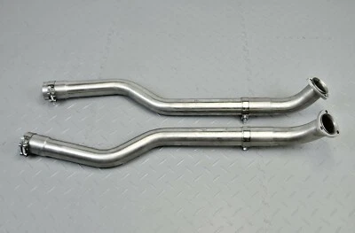 JAGUAR XJS XJ12 V12 CENTRE BOX REPLACEMENT PIPES EXHAUST STAINLESS PERFORMANCE - Image 1 of 2