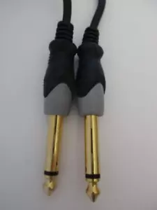 Altavoz para guitarra Philmore 44-346" cable mono dorado M-M enchufe de audio macho de 6' pies 1/4 - Imagen 1 de 1