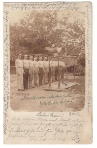 Wien Vienna Turnverein " Verband Eiche " Turner b. Sport sporty males Foto 1908 - Picture 1 of 2
