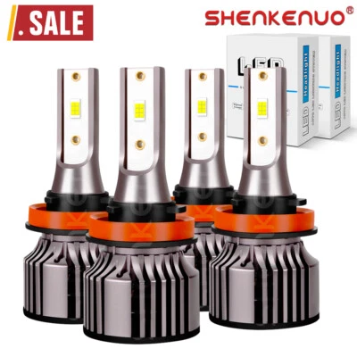 Комплект светодиодных фар дальнего и низкого уровня для Nissan X-Trail Sport Utility 2015 2016 2017 годов выпуска - Изображение 1 из 4