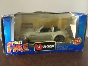 Burago BMW M Roadster 1:43 Model Silver New in Box - Picture 1 of 5