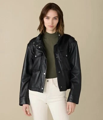 Women Black Leather Jacket Pure Lambskin Size XS S M L XL XXL Custom Made - 309 - Image 1 of 4