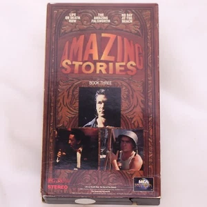 Vintage Amazing Stories Book Three 3 OOP VHS HTF Patrick Swayze Steven Spielberg - Picture 1 of 12