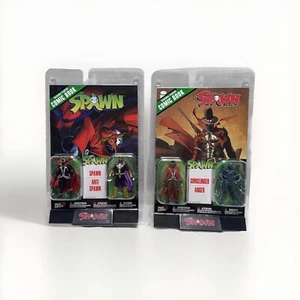 McFarlane Page Punchers 2 Stück Spawn 3" Fig Gunslinger Auger/Antispawn Spawn - Bild 1 von 1