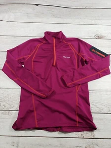 Womens Marmot Pull Over Jacket M Medium Fuchsia Pink   EUC O1 - Picture 1 of 7