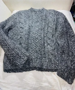 SUÉTER POLO SPORT RALPH LAUREN GRIS LANA TEJIDO A MANO TALLA M HOMBRE CABLE PESCADOR - Imagen 1 de 15