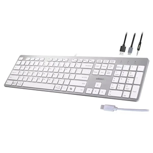 Adesso EasyTouch 730 - USB C Multi-OS Scissor Switch Keyboard with Copilot AI... - Picture 1 of 7