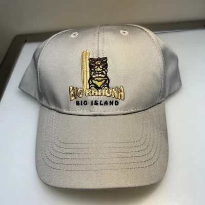 Sombrero Big Kahuna Maui Snapback Beige Talla Única Sólido Bordado Hawaiano Foto 1 de 4