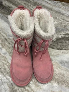 Big Girls - Koolaburra by UGG Pink Michon Short Boots ~ Size 5 - Picture 1 of 11