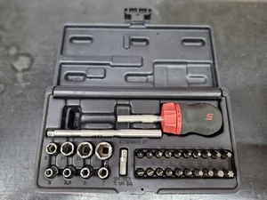 Snap-On RED 30pc Metric Stubby Ratcheting Screwdriver Set SGDMRC31OK Mint - Picture 1 of 3