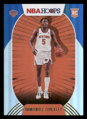 2020-21 Hoops Premium Box Set #249 Immanuel Quickley /199 - Image 1 of 2