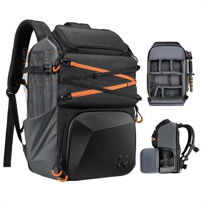 K&F Concept 25L Camera Backpack Shoulder Bag Hardshell Case for Photographers - Image 1 of 4