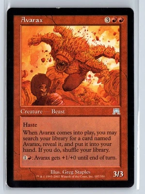 (2x) AVARAX - Onslaught – MTG Magic the Gathering Card - Uncommon - Image 1 of 4