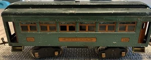 1925-32 PREWAR LIONEL STANDARD GAUGE #339 Pullman Car Green/orange AP 407#2 - Picture 1 of 6