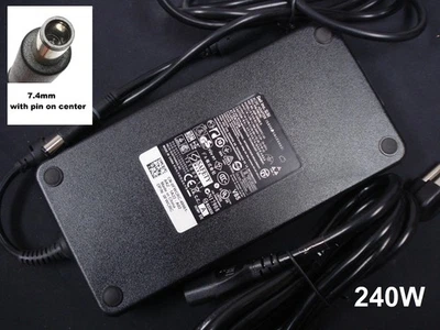 Genuine OEM GA240PE1-00 240W 19.5V 12.3A 00MFK9 0FWCRC Charger for DELL Laptop - Image 1 of 2
