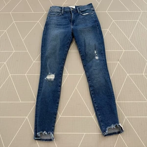 Frame Le High Skinny Jeans Gr. 27 Distressed High Rise - Bild 1 von 9