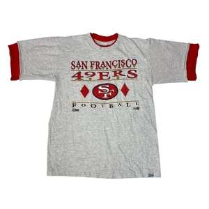 Camiseta Gráfica De Colección San Francisco 49ers Talla L Salem NFL Puntada Única Defectos Raros - Imagen 1 de 16