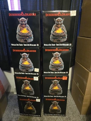 Dungeons & Dragons (MINT IDOL, BOX IS NOT!) Gamestop Idol Dice Tower D&D Bronze - Image 1 of 4