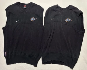 2 Nike Team Washington Wizards NBA V-Neck Sweater Westen Schwarz Gr. M Vintage 200 - Bild 1 von 8