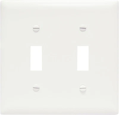 Legrand Pass & Seymour TP2W Trademaster Mid-Size Unbreakable Nylon Wall Plate, 2 - Image 1 of 4