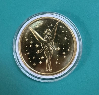 Disneyland Hotel Tinkerbell Medallion Token Coin w/ Protective Case - Image 1 of 2
