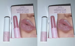 2x TARTE Maracuyá Jugoso Bálsamo Labial ROSA Rosa Suave Beige 0.0246oz/0.7g Tamaño de Viaje - Imagen 1 de 5