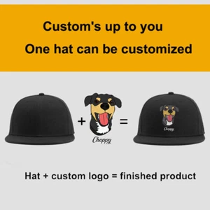 Individuelle Snapback Cap gesticktes Logo Team Monogramm Baseballmütze Herren Damen - Bild 1 von 62