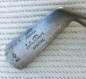 Ein seltener antiker handgeschmiedeter Hickory Shafted Putter. John Rowe Special Rechtshand - Bild 1 von 7
