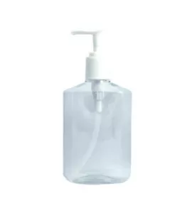 1 Bottle 8 oz Clear Lotion Dispenser with pump 6"H x 3"W x 1-1/2" diameter NEW - Picture 1 of 1