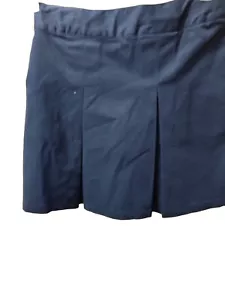 GIRLS SCHOOL UNIFORM PLEATED NAVY CAT & JACK SIZE 12 - Picture 1 of 3