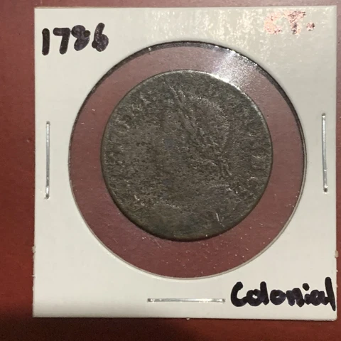 1786 Connecticut Colonial - AG Details *Visible Details* Cover
