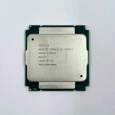Intel Xeon E5-2699 v3 18 Core 2.3 GHz 45MB SR1XD LGA 2011-3 B Grade CPU - Image 1 of 2
