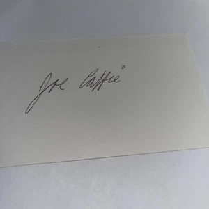 Joe Caffie 1956 Cleveland Indians signierte 3x5 Karteikarte - Bild 1 von 1