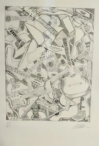 Arman Fernandez Vintage Engraving - Picture 1 of 9