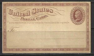 EE. UU. POSTAL #UX3 --- 1c LIBERTY - JULIO 1873 - SIN USAR - Imagen 1 de 3