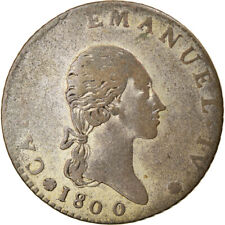 [#875772] Coin, ITALIAN STATES, SARDINIA, Carlo Emanuele IV, 7.6 Soldi, 1800, To