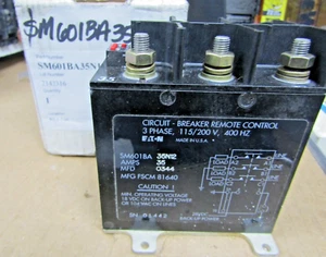 ✌️NEW EATON SM601BA 35N12 CIRCUIT BREAKER REMOTE CONTROL 28VDC 115V400HZ 35 AMPS - Picture 1 of 4